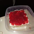 El cooksnap de Mamen cuando hizo Tarta de Queso 🧀 y fresa 🍓.
