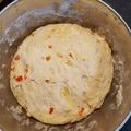 El cooksnap de María Herrera cuando hizo Pancitos de morrón, cebolla y ajo.