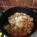 El cooksnap de Nico Gleizer cuando hizo Pollo a la cacerola.