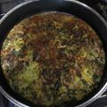 El cooksnap de Julio Cesar Salas cuando hizo Tortilla de berro.