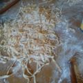 El cooksnap de sabrina monasterio cuando hizo Fideos Caseros.