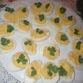 El cooksnap de Daya Fernandez cuando hizo Huevos rellenos.