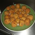 Hauwa Jibrin Tukura's cooksnap of when they made Chicken yam balls.