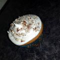Sarah 's cooksnap of when they made Pumpkin Cupcakes with Cinnamon Cream Cheese Frosting.