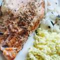 El cooksnap de Irene-Guirao cuando hizo Trucha al vino blanco.