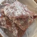 El cooksnap de evy giron cuando hizo Rollo de carne relleno de verduras y jamón, en salsa de jitomate.