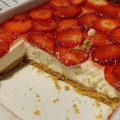El cooksnap de Dani Blum cuando hizo Tarta de queso y fresas.