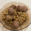 El cooksnap de Eduardo Agudo Alba cuando hizo Garbanzos con butifarra al comino.