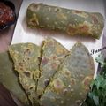 Sumana Mukherjee's cooksnap of when they made পালং চিজ কর্ন পরোটা (palak cheese corn parota recipe in Bengali).