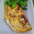 El cooksnap de Patricia Moyes cuando hizo "Omelette" de zucchini, calabaza y mozzarella.