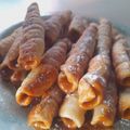 El cooksnap de Belén Zalazar cuando hizo Cañoncitos de dulce de leche y crema pastelera.