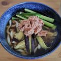 たつき0011's cooksnap of when they made 冷凍うどん＆レンジで茄子とツナの冷うどん.