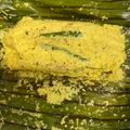 shreyaas_world's cooksnap of when they made Bhetki machher paturi/ Barramundi cooked in banana leaves.