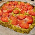 El cooksnap de Miguelo Ferrer Alberich cuando hizo Pizza de base de brócoli.