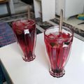 کوک اسنپ Mina بعد از امتحان کردن شربت آلبالو🍒.