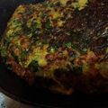 El cooksnap de Martina Del Valle cuando hizo Tortilla de acelga.