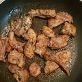 El cooksnap de Olaya García cuando hizo Conejo caramelizado.