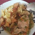 El cooksnap de Johana Perez cuando hizo Pollo arvejado.