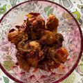 Cooksnap zairin hamizah binti zulklfli semasa beliau membuat Ayam Goreng Cili Kering.