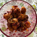 Cooksnap zairin hamizah binti zulklfli semasa beliau membuat Ayam Goreng Cili Kering.