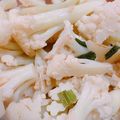 黑嘉麗在家裡尬力 的 清炒白花椰 cooksnap