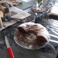El cooksnap de logranmarcela cuando hizo Torta húmeda de chocolate! Sin Leche😋.