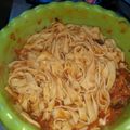 El cooksnap de Silvia cuando hizo Fideos caseros.