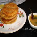 Disha D'Souza's cooksnap of when they made Chana dal tikki.