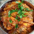 Mariam Azeem (Umme Sarim)'s cooksnap of when they made Aloo baingan ki sabzi.