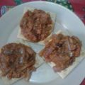 El cooksnap de Zoyla Enojona 😎🍴 cuando hizo Tostadas con tinga de atún.