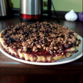 El cooksnap de Pame VS cuando hizo Kuchen alemán de moras silvestres.