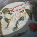 El cooksnap de Gabriela Ace cuando hizo Chiles poblano relleno acompañado de crema.