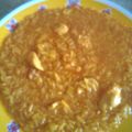 El cooksnap de Elena Puertas cuando hizo Arroz meloso a la barbacoa.