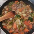 El cooksnap de Carolina Guerra cuando hizo Chapsui de carne.