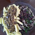 El cooksnap de Igsa Castillo cuando hizo Salsa de champiñones al vino.