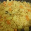 El cooksnap de Lionela Aguirre cuando hizo Arroz amarillo con vegetales.One pot arroz de Cristinarecetas.