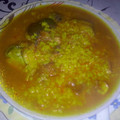 El cooksnap de Rafael Romero Martinez. cuando hizo Arroz caldoso con pollo y alcachofas.