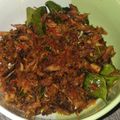 Cooksnap dari Rieska Alfiah untuk resep Tuna asap suwir pedas