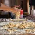 El cooksnap de Lorena Marquez cuando hizo Tallarines caseros !.