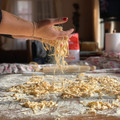 El cooksnap de Lorena Marquez cuando hizo Tallarines caseros !.