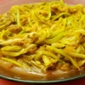 El cooksnap de Maximiliano Diaz Larrandart cuando hizo Fideos de zucchini sin harina fit y light💪🍝.