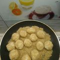 Szöszi Cooksnap-ja, amikor elkészítette a(z) Túrógombóc a legegyszerűbben, kifőzés nélkül receptet.
