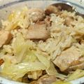 Annie Chang 的 麻油雞高麗菜飯 cooksnap