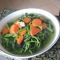 Cooksnap dari Karin Sentosa untuk resep SayuR bayem bening simple