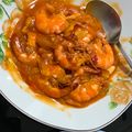 Cooksnap dari Vioni Wang untuk resep Udang saus Padang