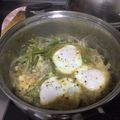 El cooksnap de Claudia Rojas cuando hizo Espárragos con huevos escalfados.