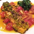 Kelly's Kitchen's cooksnap of when they made Salmon with pistachio and turmeric crust.
