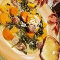 Robin Perry-Boston Kitchen's cooksnap of when they made Autumn Sweet Potato Chowder with Kale and Sausage.