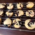Mara's cooksnap of when they made Blueberry and banana muffins.
