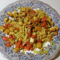 El cooksnap de Mamen cuando hizo Tofu frito con verduras y fideos chinos.